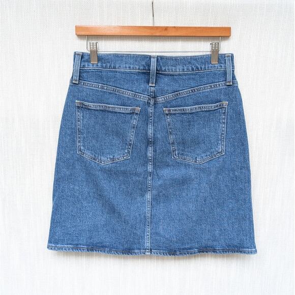 J.Crew Denim A-line Button Front Short Skirt, size 26 - Picture 2 of 8